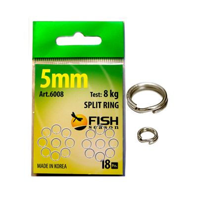 Кольцо заводное, ф 5 мм ( 8 кг), (упак. 18 шт)